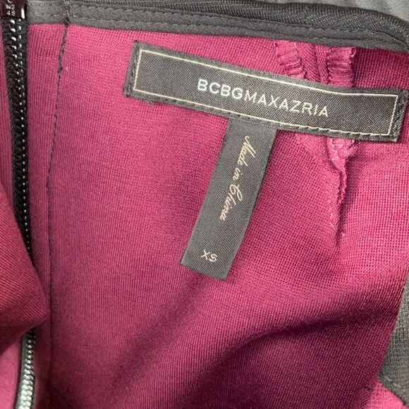 Take 50% OFF- Bcbgmaxazaria Black And Purple Dress, Size-XS - Picture 7 of 7